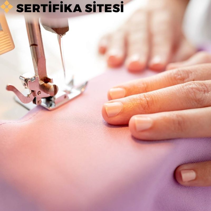 Zikzak Makinede Kum İşi Sertifikası
